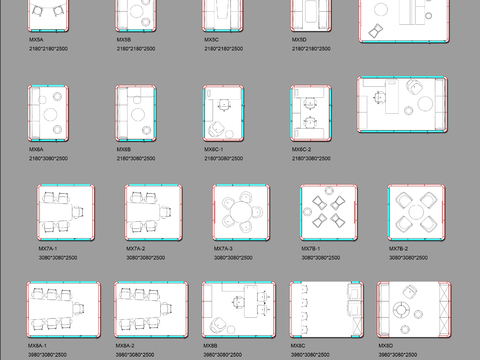  电话亭电话间cad图库 