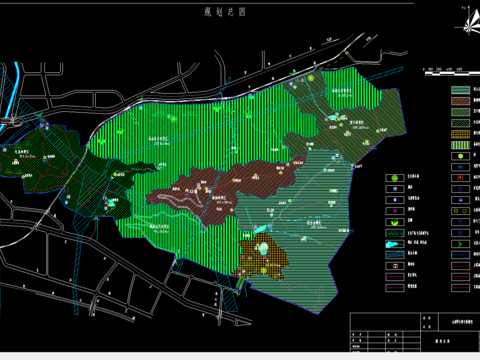  公園規(guī)劃cad總圖 