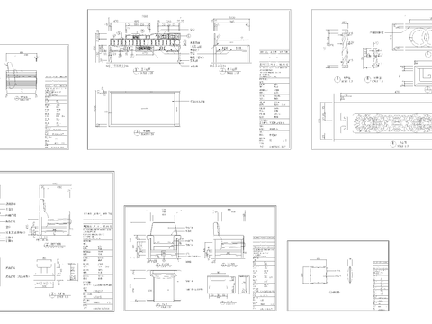  新中式沙发图库cad施工图 