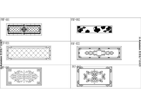  过道长方形拼花 