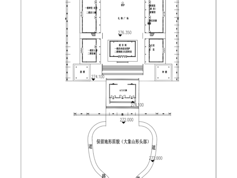  觀音寺CAD施工圖 