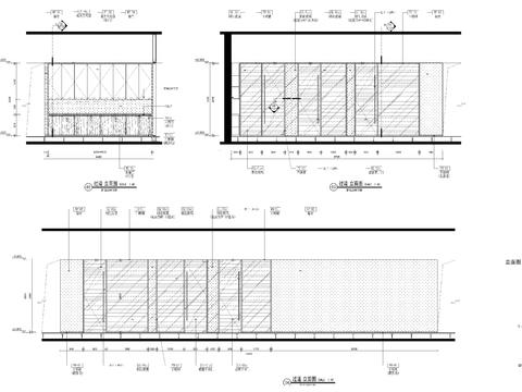  办公室cad立面图 