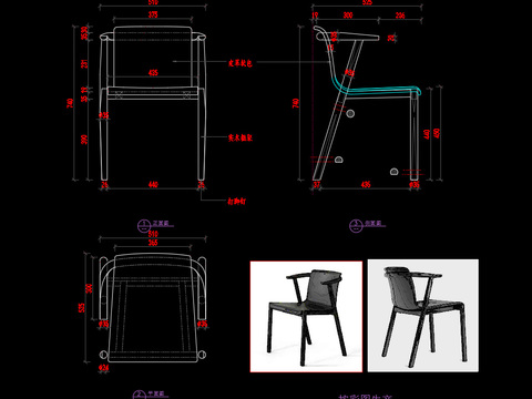  椅子cad图库 