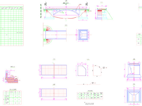  石拱桥节点大样 