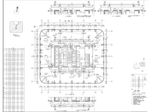  20F塔楼建筑CAD施工图 