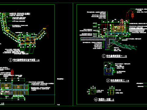  特色靠椅CAD施工图 