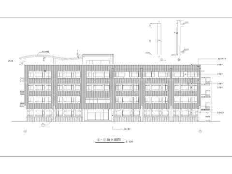  小學全套cad施工圖 