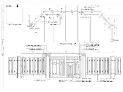  幼儿园入口细部CAD节点大样 