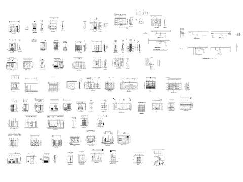  立面图图块总汇 