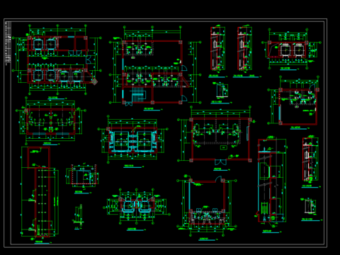  电梯cad节点大样图 