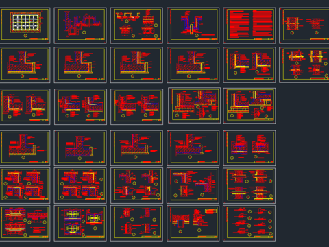  地下室防水cad大样图 