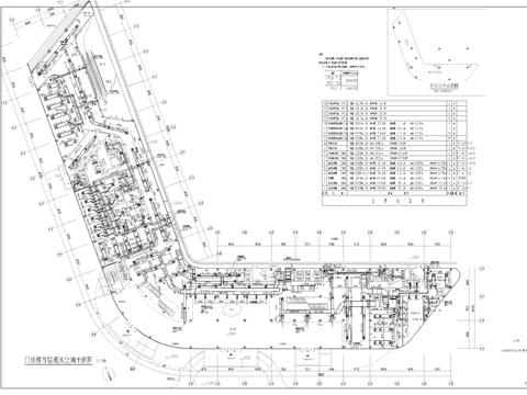  住院 门诊 地下室暖通cad平面图 