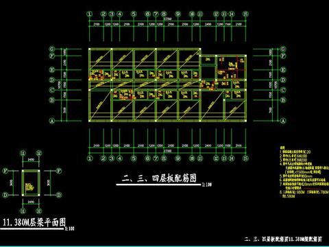 單身公寓磚混結(jié)構(gòu)cad施工圖 
