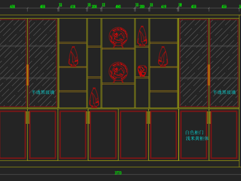  全屋定制CAD施工图 