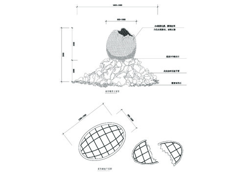  雕塑CAD节点大样 