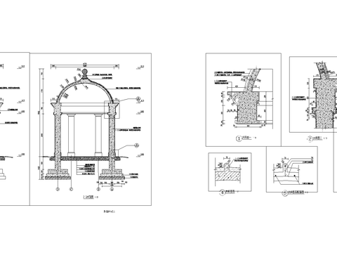  亭子CADCAD节点大样 