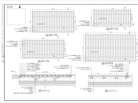  木平台细部节点大样 