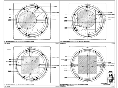  蜂窝铝板包柱子cad大样图 