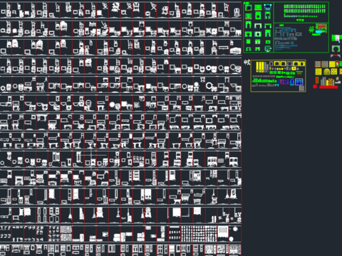  中式座椅 桌 柜平cad立面图 