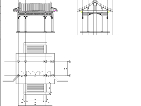  建筑cad施工圖 