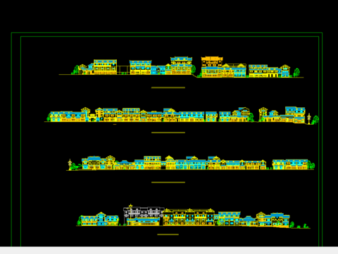  街景规划方案图 