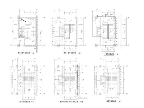  超全电梯·自动扶梯节点大样图 