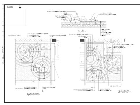  枯山水细部节点大样 