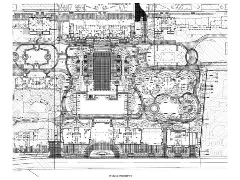  植物园cad施工图 