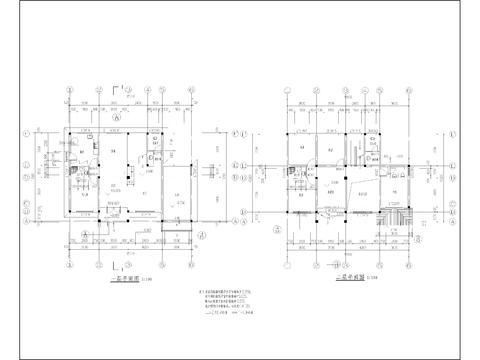  農(nóng)村自建農(nóng)居房建筑CAD施工圖 