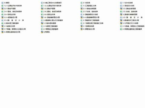  下堡鎮(zhèn)安里村公路cad施工圖 