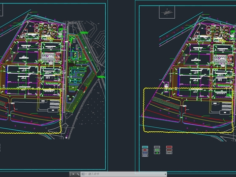  硅材料科技有限公司规划cad平面图 