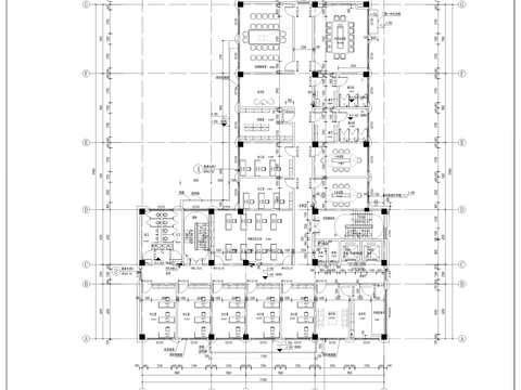  北部新區(qū)派出所新建項(xiàng)目cad施工圖 