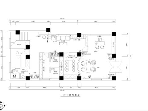  美容SPA生活館CAD施工圖 