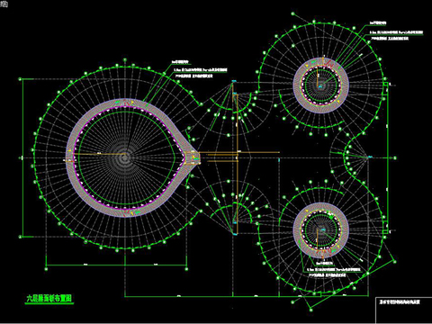  体育馆CAD施工图 