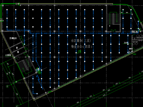  G楼喷淋CAD施工图 