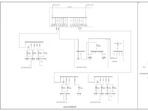  地下室车库电气图cad施工图 