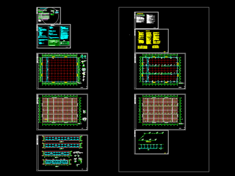  精湛基业机车部件有限公司1号厂房给排水CAD施工图 