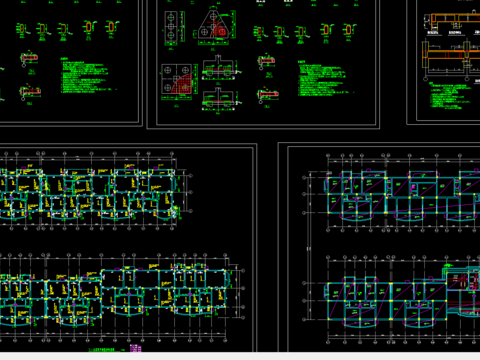  经典住宅结构图纸 