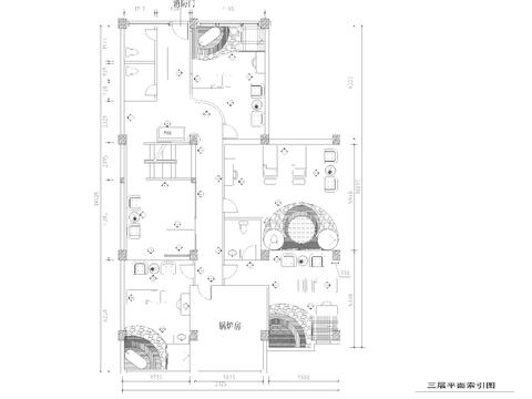  揚(yáng)州美容店cad施工圖 