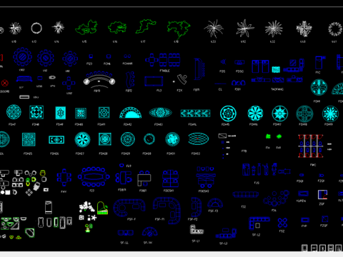  室内装修CAD图库 