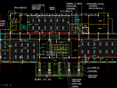  社保中心装修施工图 