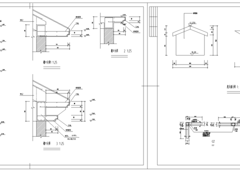  別墅建筑結(jié)構(gòu)圖CAD全套 