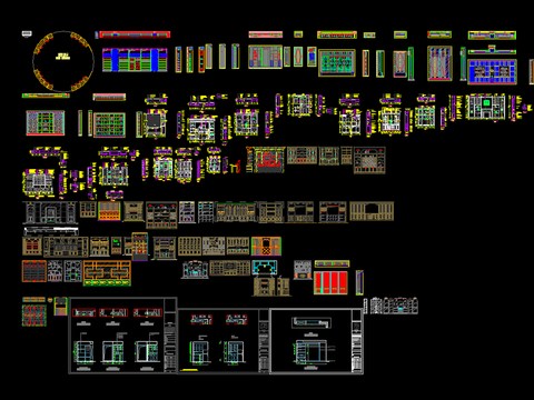  最新柜类CAD图库 