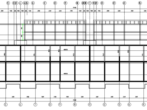  福馨花园结构CAD施工图 