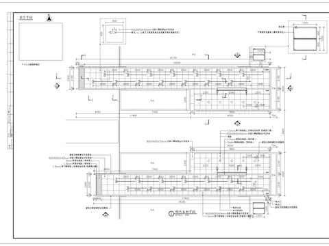  特色居住区入口水景细部CAD施工图 