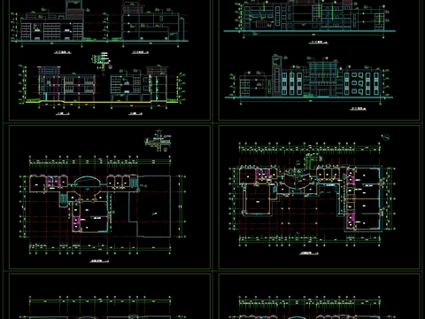  幼儿园全套建筑图 