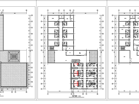  規(guī)劃及建筑cad施工圖 
