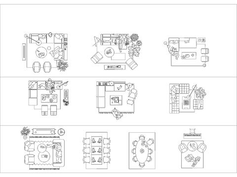  最新场景分类CAD图库 