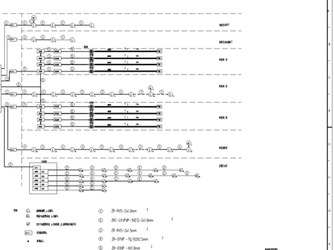  炼油装置火灾报警系统图节点大样 
