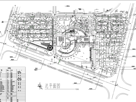  小區(qū)cad規(guī)劃圖 